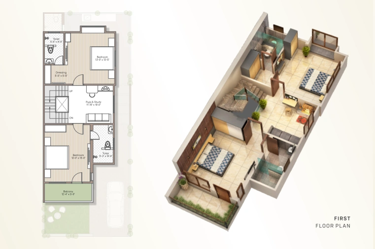 Shreemad Bungalows entrance gate