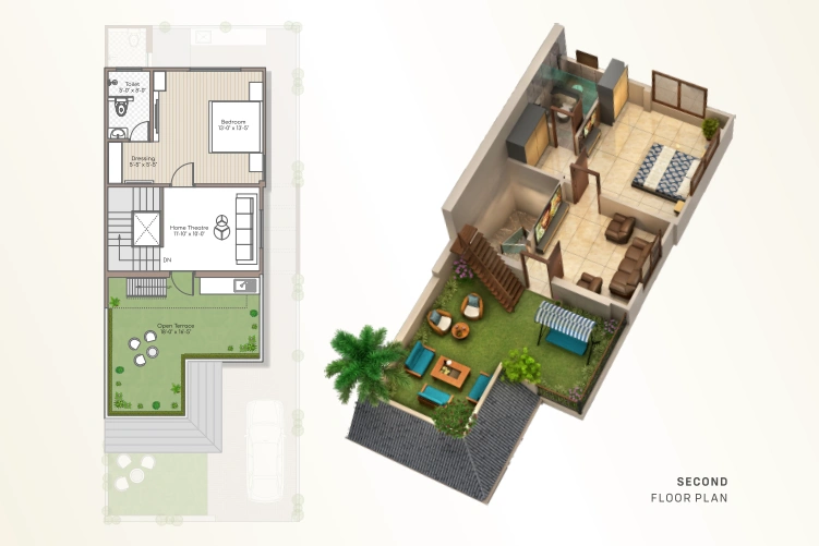Shreemad Bungalows entrance gate