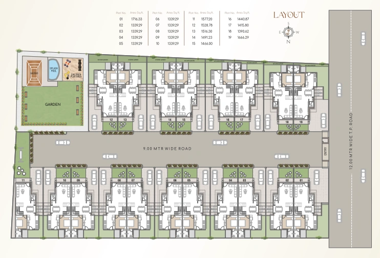 Shreemad Bungalows entrance gate